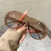 Gafas de Sol Redondas Retro con Montura Grande para Mujer, Gafas Aviador Estilo Europeo y Americano Adelgazantes, Gafas de Sol de Moda para Hombre, Gafas de Sol para Fiesta