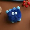 Llavero de Imitación de Piel de Conejo Accesorio de Felpa Colgante de Bolso Bola de Carbón Pequeña Decoración Regalo para Niñas Muñeca Colgante Pequeño