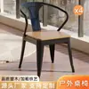 Mesa y Silla para Balcón de Patio Cafetería Tienda de Té con Leche Mesa Redonda Exterior Mesa Ajustable en Altura Silla Combinación