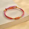 Pulsera de Cuerda Colorida del Festival del Bote del Dragón para Niños y Bebés Pequeños Tamales de Arroz Cuerda Roja Tejida a Mano Bolsita con Cabeza de Tigre Pulsera Venta al por Mayor