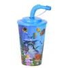 Taza de Agua para Niños Patrón 3D Personaje Estudiantes de Primaria Hombres y Mujeres Taza de Plástico Taza Publicitaria Fabricante Taza con Boquilla Al por Mayor