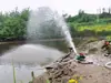 Bomba de agua portátil agrícola de gasolina pequeña bomba de agua elevación de 2 pulgadas cuatro tiempos presurizada riego riego estanque de peces de vegetales aireación