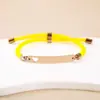 Materiales de Impresión a Color y Grabado Transfronterizos, Pequeños Regalos, Etiquetas Curvas, Pulseras Tejidas, Regalos Navideños Huecos con Forma de Corazón de Acero Inoxidable
