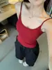 Camisole Dopamina Picante com Bojo para Mulheres, Top de Verão Afunilador na Cintura Anti-Exposição para Usar por Baixo ou por Cima com Lindo Design nas Costas