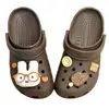 Flor de zapato de conejo Miffy linda Accesorios decorativos DIY Accesorios de flor para zapato con agujero Hebilla adaptable Accesorios de dibujos animados desmontables
