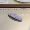 Pinza Oval Retro de Lunares Estilo Coreano para Mujer, Pinza Sencilla y Versátil para Flequillo, Pasador Femenino Estilo Ins para Uso Diario