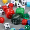 Juego de Colores de Dados DIY Tablero de Personalidad Script Kill Bar Accesorios de Enseñanza 30 Transfronterizo Seis Caras Impresión