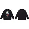 Suministro al por mayor de sudadera con cuello redondo de peso pesado de marca de moda de comercio exterior BAPE cabeza de mono, chaqueta de manga larga de tiburón, 13 sudaderas para hombre
