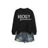 Sudadera para Mujer Amazon Otoño e Invierno Cómoda y Versátil Casual Transfronteriza Hockey Abuela Corazón Pequeño