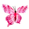 Cabeza de Flor de Mariposa de Goma Suave de Plástico, Decoración del Hogar con Flores Artificiales, Arreglo de Boda, Adornos al por Mayor, Decoración de Mesa para Exteriores
