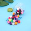 Color caramelo mini flor infantil clip de agarre pequeño pasador de color pinza tamaño pequeño clip para flequillo de princesa accesorios para el cabello