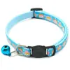 Collar de personalidad para mascotas de 1 cm con cascabel, anillo para el cuello ajustable anti-pérdida, accesorios de etiqueta decorativa, para paseos al aire libre con perros