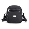 2022 Nueva Bolsa de Tela para Mujer Moda Color Sólido Trendy para Mujer Madre Bolso Pequeño para Mujer Bandolera de Tela Oxford Simple Multicapa Hombro