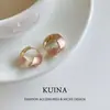 Brincos Ear Cuff de Fita de Mobius Rosa para Mulheres Novo Estilo Quente Luxo Leve Brincos de Tarraxa High-End Joias de Orelha Únicas de Nicho