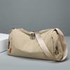 Bolsa de Viaje de Lona de Gran Capacidad para Mujer, Bolsa Cruzada Casual Ligera, Almacenamiento, Mochila Deportiva, Bolso de Hombro para Viaje Diario para Mujer