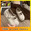 Sapatos casuais de alta qualidade Mary Jane de um só fecho, doces, com bolinhas, decote baixo, salto oculto, sapatos de dirigir femininos, Novidade Outono 2026