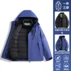 Conjunto feminino de três em um à prova de vento e à prova d'água, estilo camelo, duas peças, roupas de montanhismo para pessoas baixas, jaqueta masculina 26