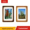Cross-border North American Black Walnut Solid Wood Photo Frame Set Table para desenvolver fotos para fazer personalizado diy Pomelo 678 polegadas foto AliExpress
