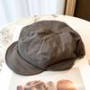 Moda Todo Combina Sombrero Nube Oversize para Mujer Cúpula Suave Superior Sombrero Suave Sombrero Corto Ala Corta Transpirable Algodón Sombrero Calabaza Primavera y Otoño