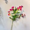 Tienda de Fábrica Flor Artificial Crisantemo Manzanilla Crisantemo Arrugado Flor de Seda Flor de Crisantemo Sala de Estar Boda Paisajismo Adornos Decorativos