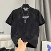 Camiseta Tie-Dye de Manga Curta para Homens, Estilo Quente do Verão 2026, Tendência, Roupa Fresca e Respirável, Camiseta Estampada para Homens