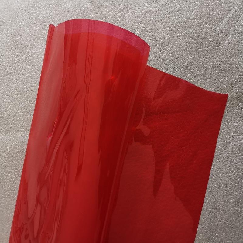 红色透明PVC膜-20