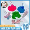 Atacado de fábrica pingente refletivo de PVC chaveiro borboleta refletor fluorescente segurança noturna pingente para mochila
