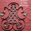 Acessórios Completos para Grades de Portão de Ferro Forjado Flores Forjadas Ferro Maleável Grade Cercas Muros Flores Decorativas de Ferro Forjado Outros Sucção Magnética