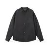 Nova Camisa Masculina para Comércio Exterior 2026, Lyocell Tencel Imitação de Linho Respirável Estilo Old Money Camisa de Manga Longa para Homens
