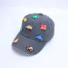 Suministro transfronterizo de sombreros para niños: gorra de béisbol de algodón lavado retro con estampado de coche de dibujos animados, sombrero de sol para bebé y gorra visera