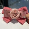 Pinza para el cabello con lazo de flor en la parte posterior de la cabeza para mujer línea Mori 2023 Nueva Sensación Red Accesorios para el cabello pinza de primavera al por mayor