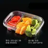 Cajas Desechables para Comida de Fruta, Empaque Engrosado para Cortar Fruta con Tapas, Cajas de Empaque para Bandejas de Fruta Cortada Fresca, Cajas para Cortar Fruta y Ensalada