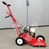 Aparador de Grama Pequeno Empurrado à Mão a Gasolina Doméstico Máquina de Aparar Bordas de Gramado para Parques e Calçadas