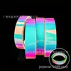 Pegatinas de Cinta Luminosas de Colores Transfronterizas, Tiras Decorativas Glow Div, Pegatinas de Advertencia Láser Reflectantes Impermeables