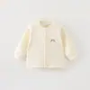 Cárdigan Acolchado para Bebés y Niños Pequeños Ropa de Abrigo para Primavera y Otoño Ropa de Abrigo para Otoño e Invierno Algodón Puro Algodón de Aire Ropa Interior Térmica para Bebé Capa Base