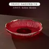 Nova Tigela de Frutas Quadrada em Formato de Flor Coração Fruteira Doméstica Mesa de Centro da Sala de Estar Prato para Exibir Lanches Frutas Secas Armazenamento de Doces