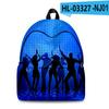 Amazon 2022 Nuevo Patrón de Danza de Sombras Transfronterizo Mochila Casual Mochila Estilo Universitario Bolso Escolar