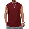 Camiseta Casual Americana Versátil Simples de Manga Curta para Esportes ao Ar Livre de Verão Masculino, para o Dia a Dia, Secagem Rápida, Gola Redonda