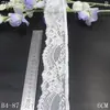 Ribete de Encaje Elástico Blanco con Patrón Estilo Francés Tanglong 6cm Decoración de Borde para Vestido de Novia Lencería Accesorios de Encaje DIY