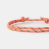 Cuerda de Mano Tejida a Mano Transfronteriza Europea y Americana Pulsera de Amistad con Viento Marino y Olas Joyería Sencilla Versátil Regalo de Vacaciones para Mujer