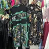 Moda Femenina Europea y Americana 2025 Camisa Estampada de Manga Larga Estilo Ins Moderna de Longitud Media Top de Diseñador