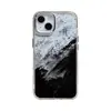 Adequado para Capa de Celular Iphone18Promax Arte Graffiti Preto e Branco Apple 16 Capa Macia 15Pro Dropshipping Estilo Ins