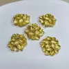 DIY Folha 3D Planta Cobre Latão Pingente Acessórios Brincos Faixas de Cabelo Decorações de Sapatos