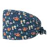 Amazon lindo lindo pequeño fresco estampado gorro de enfermera algodón mascota gorro quirúrgico departamento de anestesia unidad de cuidados intensivos sombrero