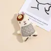 Tela Mori Girl Versátil Estilo Japonés Fresco Pez Pequeño Cabeza de León Accesorios para Ropa Broche Flor para Zapatos Accesorios