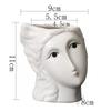 Novos produtos fornecem e-commerce transfronteiriço jardinagem Amazon vaso de cerâmica simples criativo personagens ornamentos de flores suculentas
