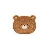 Soporte Lumbar y para Reposacabezas de Coche Lluvia Azul Oso de Peluche Dibujo Animado Lindo Almohada para Cuello de Coche Soporte Lumbar para Asiento del Conductor Principal Herramienta Mágica