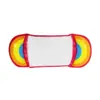 Flotador Hamaca para Piscina Transfronterizo, Cama Flotante Plegable Rayada, Sillón Lounge Inflable para Agua, Flotador Inflable de PVC de Verano