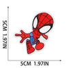 Spider-Man y sus amigos mágicos tela bordada pegatinas personajes de dibujos animados parche bolsa de dibujos animados pegatinas de bordado