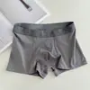Ropa Interior de Cáñamo para Hombre Estilo 2026 Nuevo Algodón Puro Transpirable Boxer Briefs para Hombre Ángulo Plano Tallas Grandes